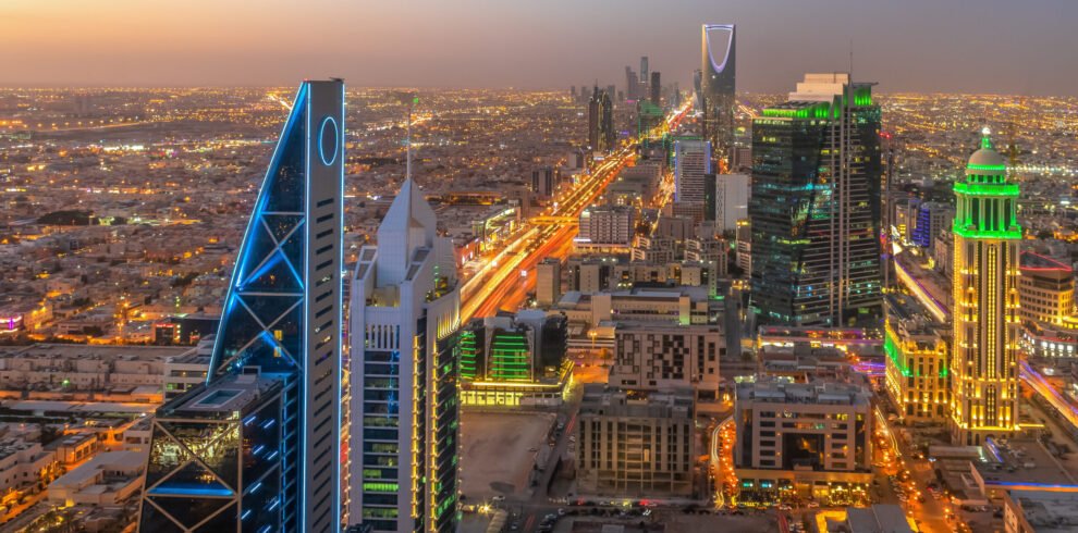 Kingdom,Of,Saudi,Arabia,Landscape,At,Night,-,Riyadh,Tower